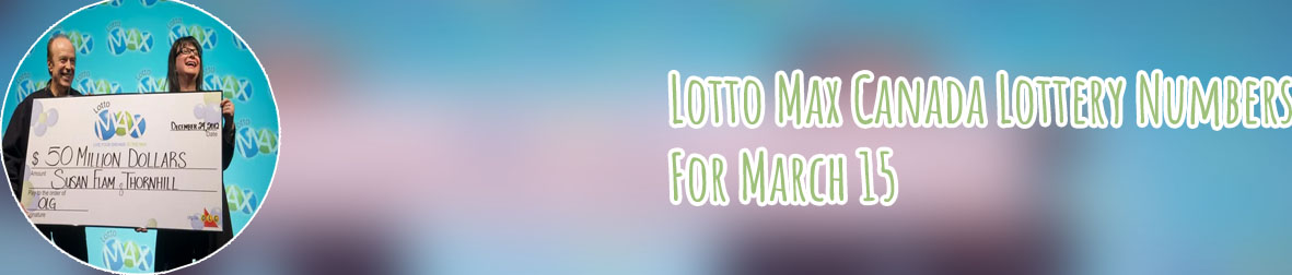 Lotto max live draw tonight