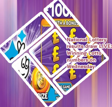 National lottery wednesday night