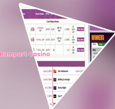 Rampart bingo cash ball