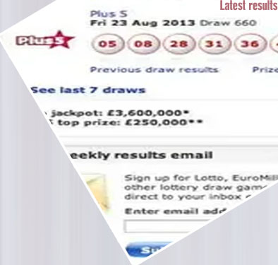 Search national lottery results